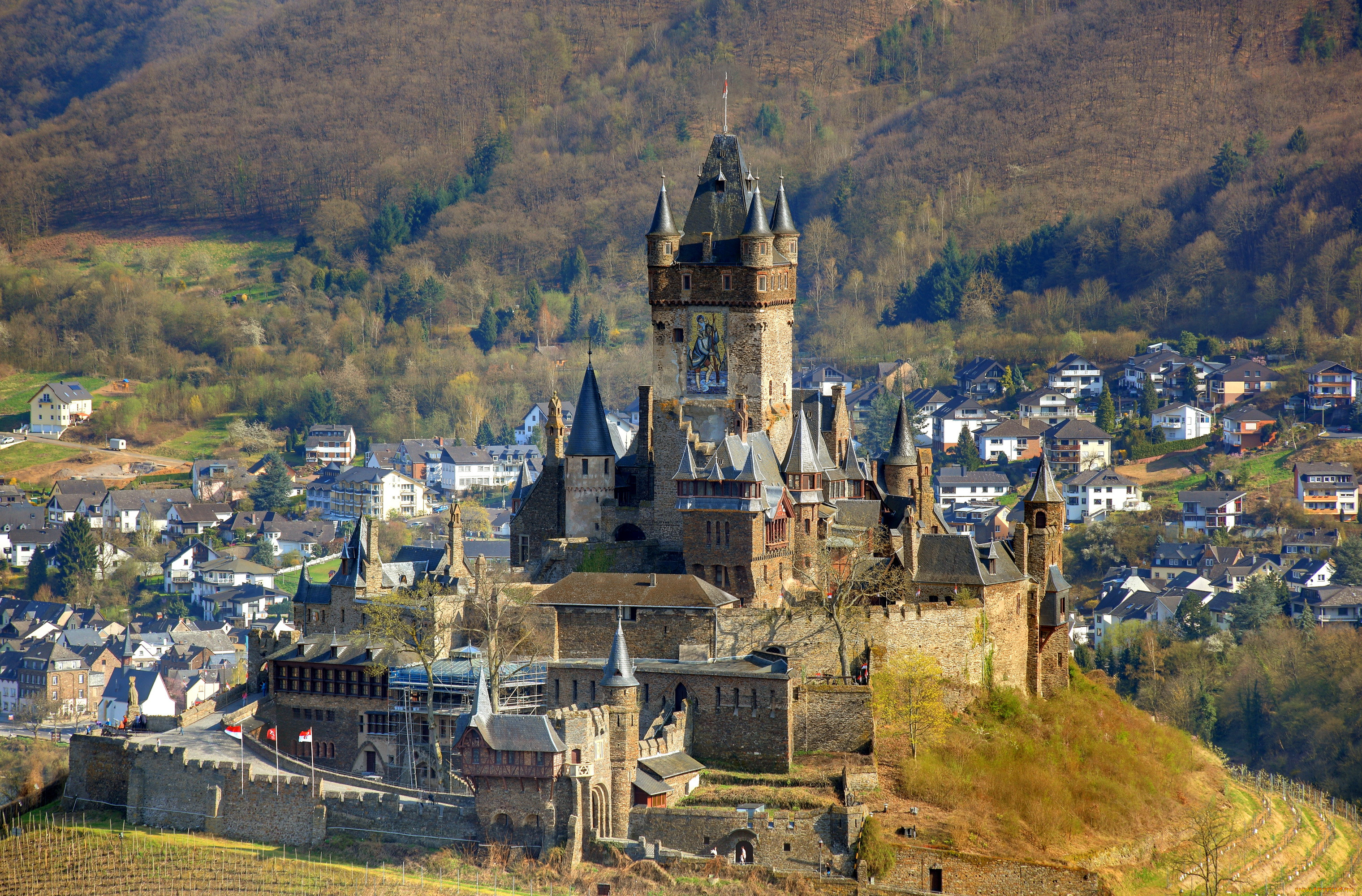 , , , burg, cochem, germany